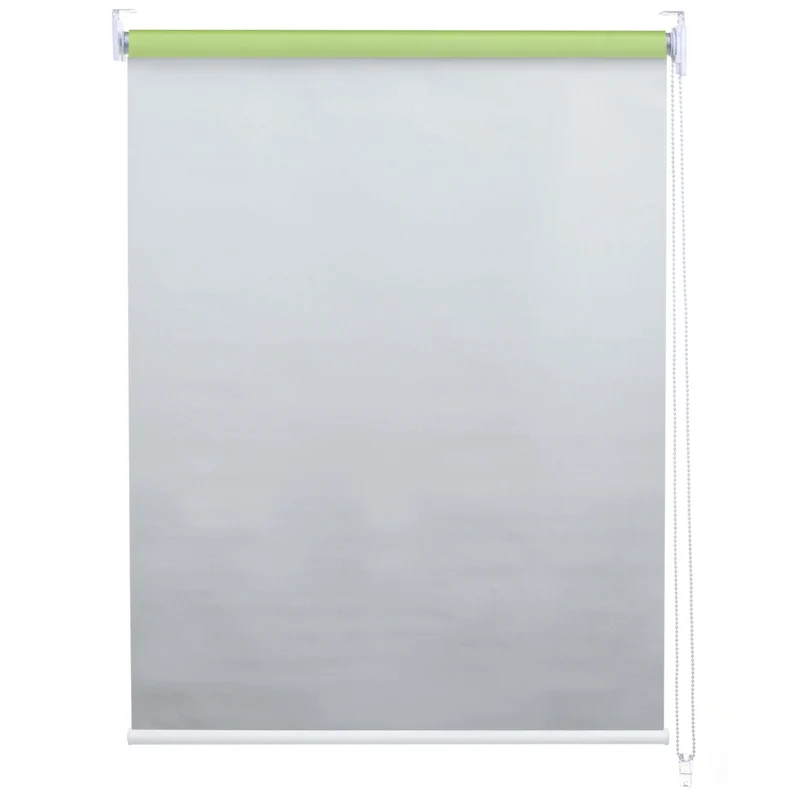 Store enrouleur de fenêtre occultant protection solaire store à tirage latéral 60x160cm opaque vert clair 04_0004433