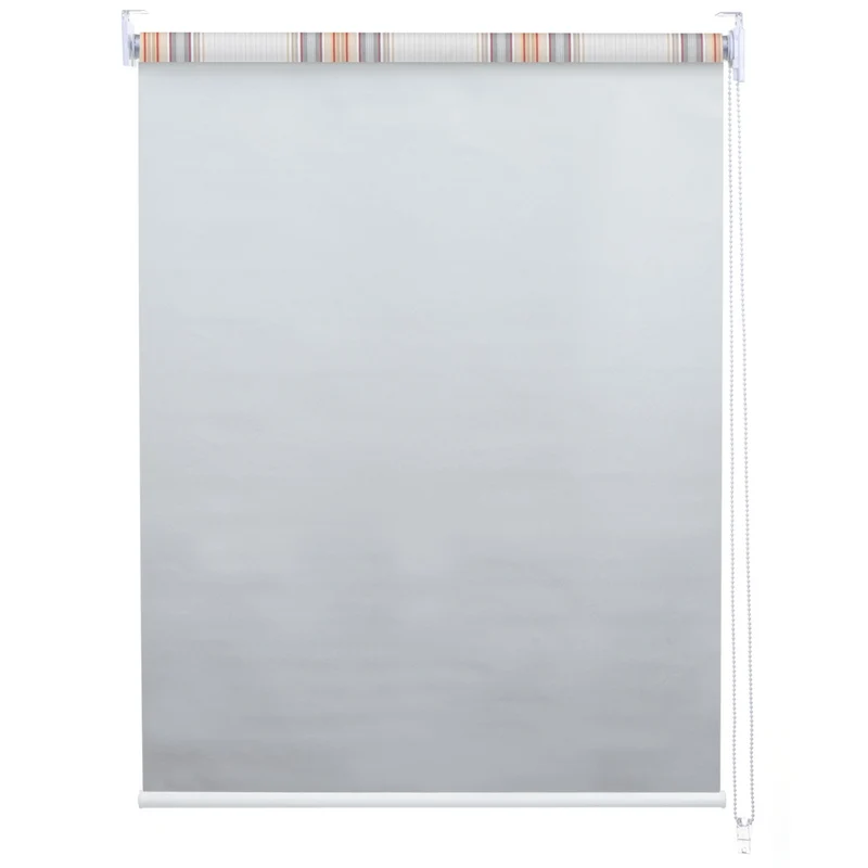Store enrouleur de fenêtre occultant protection solaire store à tirage latéral 60x160cm opaque gris marron orange 04_0004434