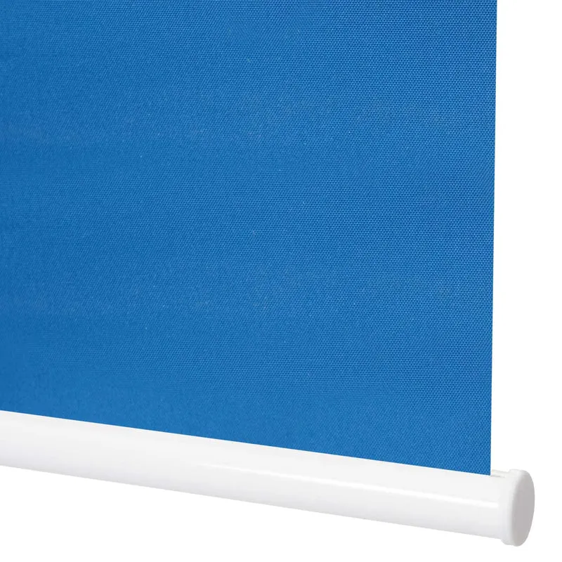Store enrouleur de fenêtre occultant protection solaire store à tirage latéral 60x160cm opaque bleu 04_0004536