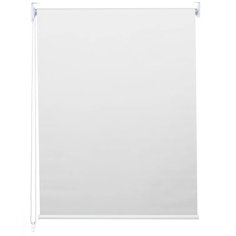 Store enrouleur de fenêtre occultant protection solaire store à tirage latéral 70x230cm opaque blanc 04_0004453