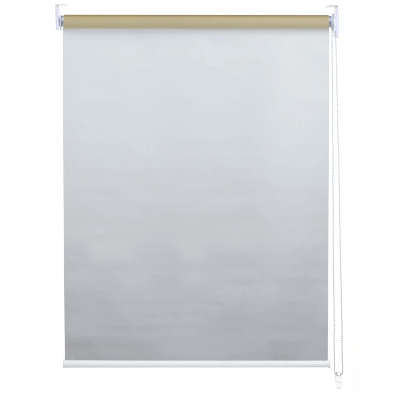 Store enrouleur de fenêtre occultant protection solaire store à tirage latéral 70x230cm opaque beige 04_0004504