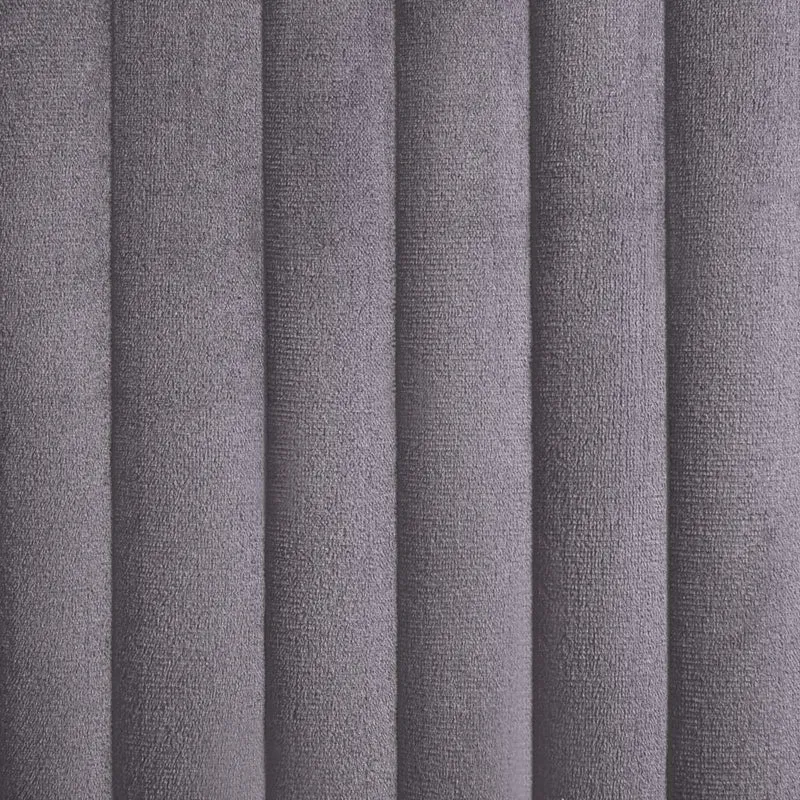 Lot de 2 chaises de salle à manger cuisine design moderne velours gris CDS020620