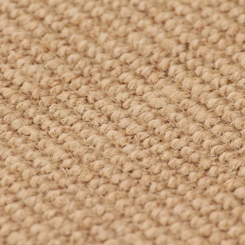 Tapis en jute avec support en latex 160 x 230 cm Naturel DEC023896