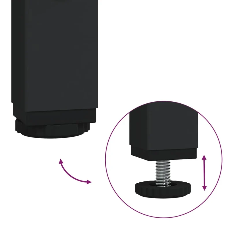 Lot de 2 tables d'appoint 40 x 40 x 40 cm bois ingénierie couleur chêne DEC031310