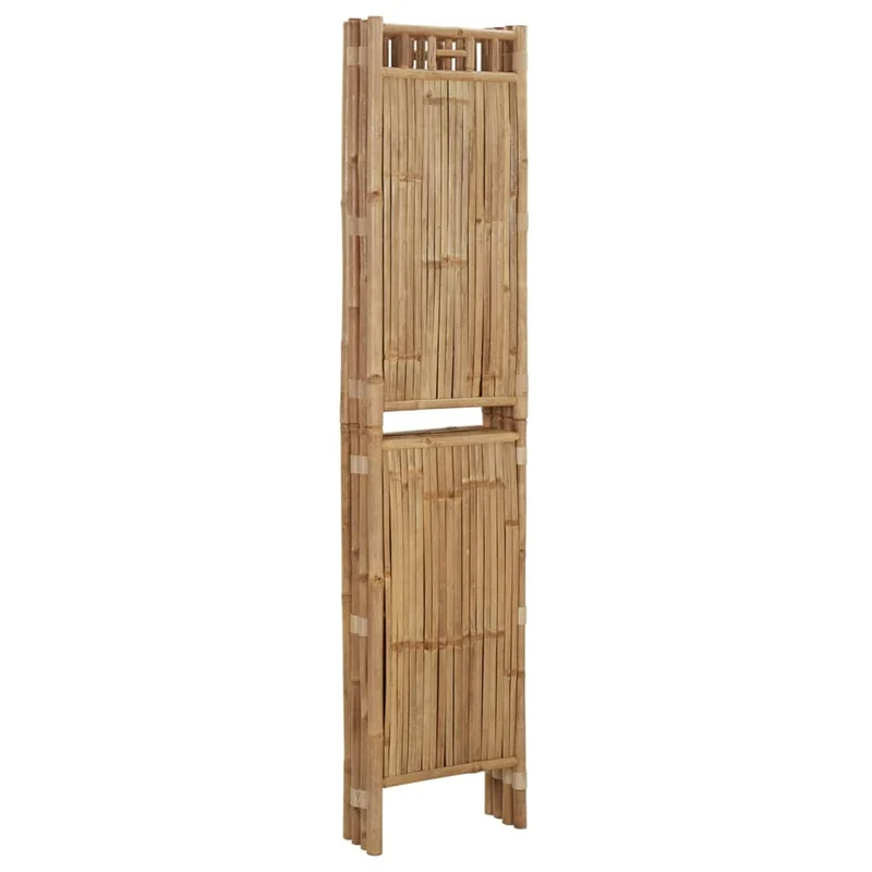 Paravent séparateur de pièce cloison 4 panneaux en bambou 160 x 180 cm DEC030829