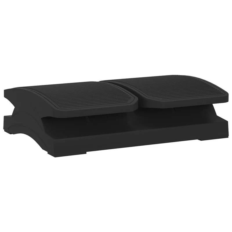 Repose-pieds ergonomique de bureau antidérapant 43,5 x 32,5 x 10,5 cm HIPS noir DEC030461
