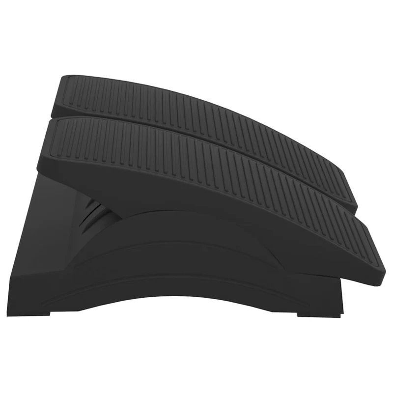 Repose-pieds ergonomique de bureau antidérapant 43,5 x 32,5 x 10,5 cm HIPS noir DEC030461