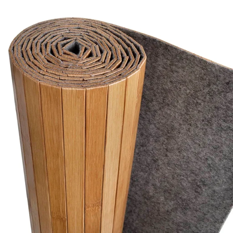 Paravent séparateur de pièce cloison en bambou naturel 250 x 165 cm DEC031139