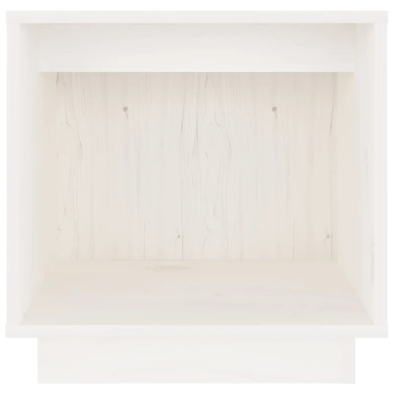 Table de chevet avec compartiment ouvert 40 x 30 x 40 cm bois de pin blanc DEC033337