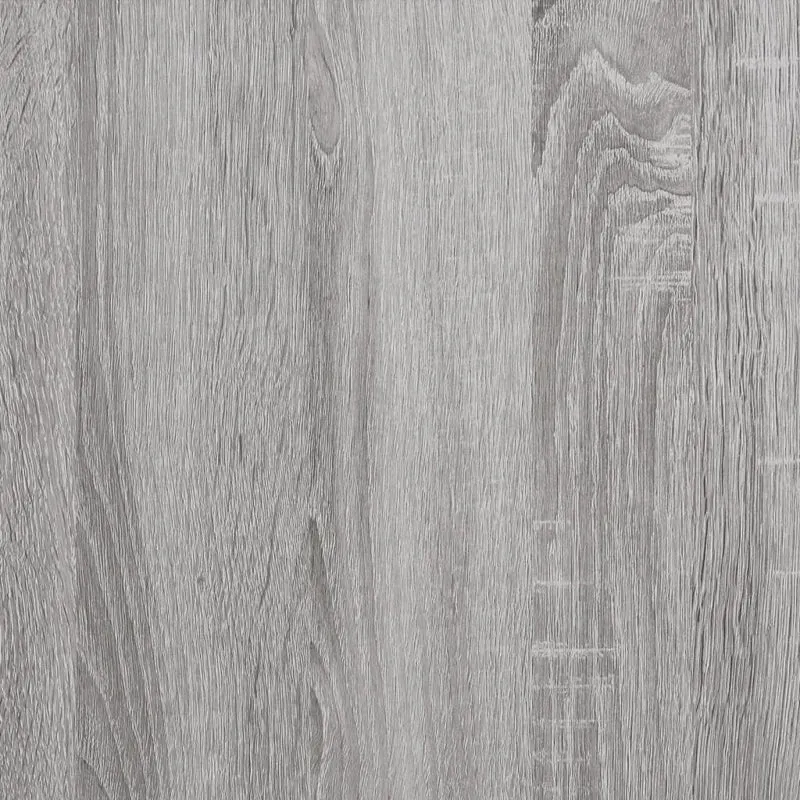 Table de chevet avec compartiment ouvert 40 x 35 x 50 cm bois d'ingénierie gris DEC034617