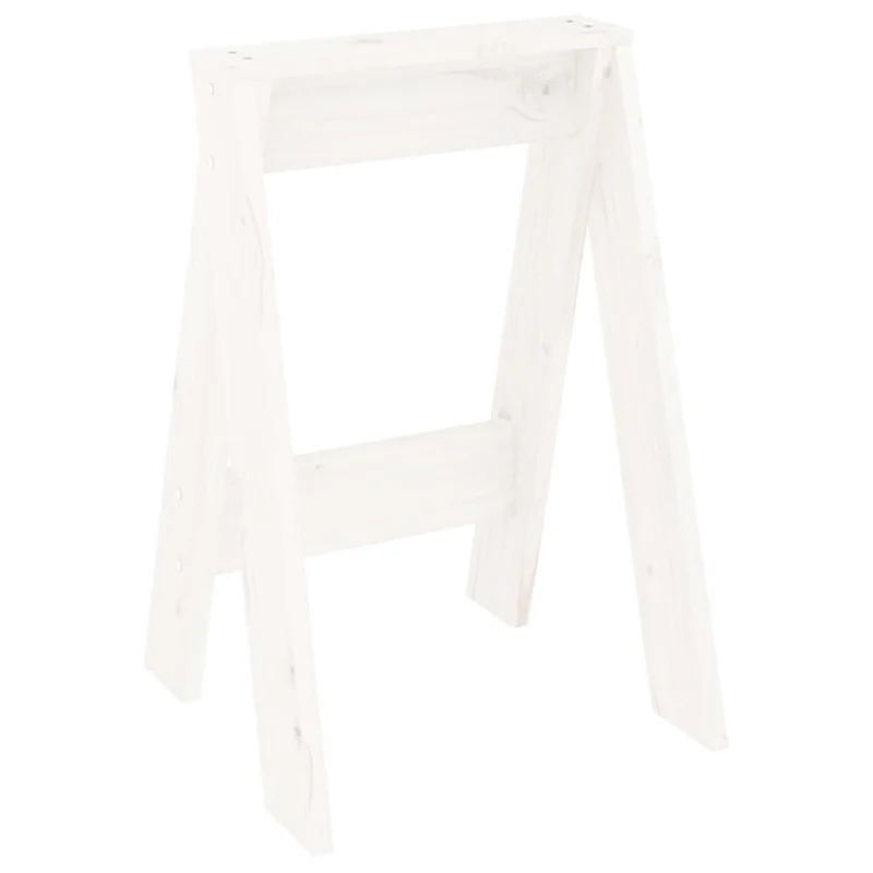 Tabouret assise siège de cuisine design simple 40 x 40 x 60 cm bois de pin blanc DEC026404