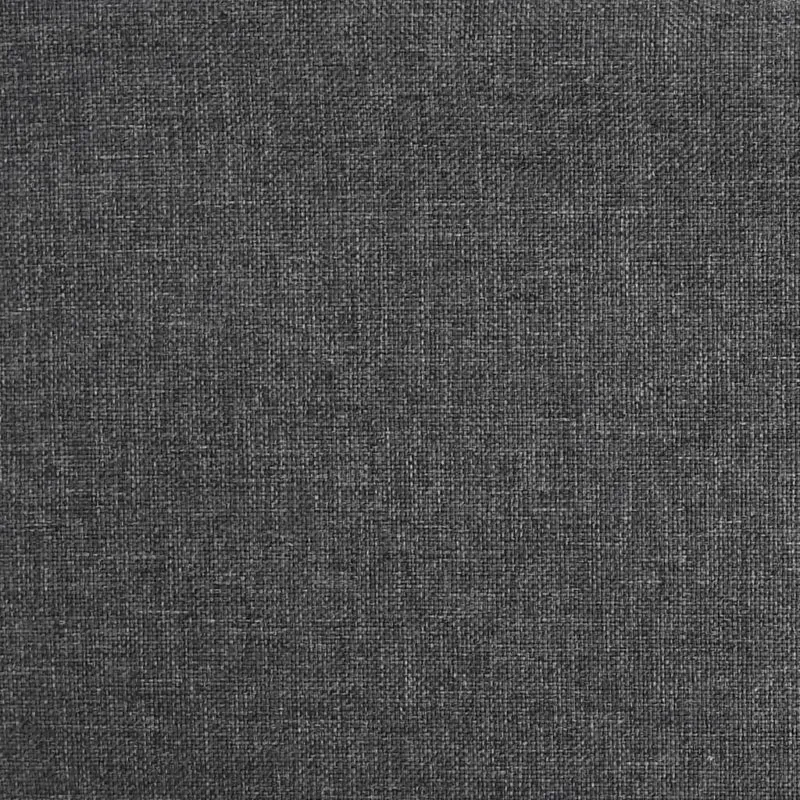 Lot de 2 chaises de salle à manger siège pivotant hauteur réglable en tissu gris foncé cadre en acier DEC025249