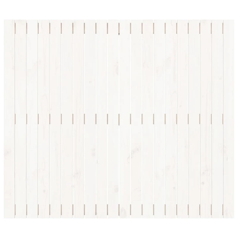 Tête de lit accessoire couchage chambre à coucher meuble murale 127,5 x 3 x 110 cm bois massif blanc TDL0202731