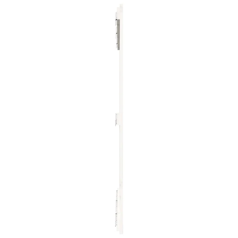 Tête de lit accessoire couchage chambre à coucher meuble murale 127,5 x 3 x 110 cm bois massif blanc TDL0202731