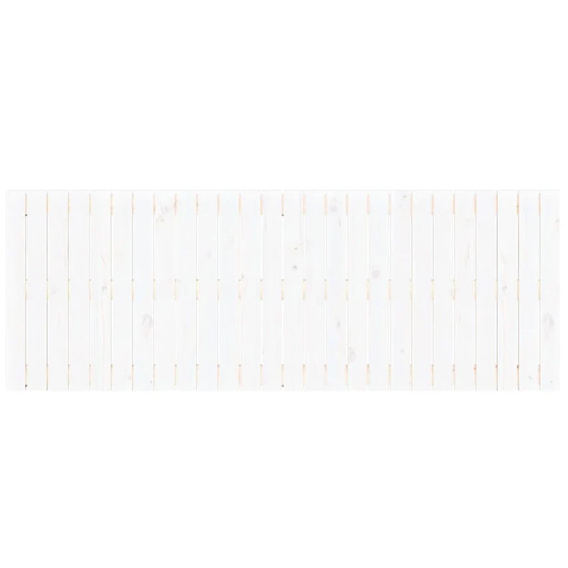 Tête de lit accessoire couchage chambre à coucher meuble murale 166 x 3 x 60 cm bois massif blanc TDL0202708