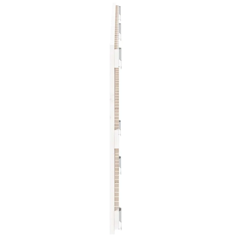 Tête de lit accessoire couchage chambre à coucher meuble murale 166 x 3 x 60 cm bois massif blanc TDL0202708