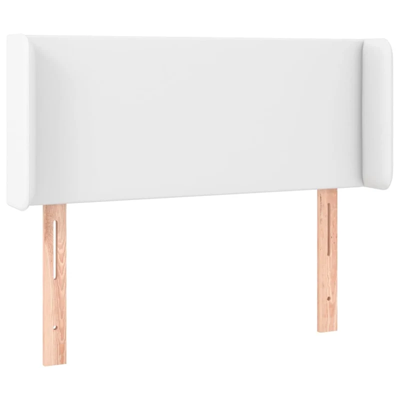 Tête de lit accessoire couchage chambre à coucher meuble à LED 103 x 16 x 78/88 cm synthétique blanc TDL0201947