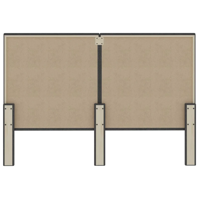 Tête de lit accessoire couchage chambre à coucher meuble 180 x 200 cm tissu gris foncé TDL0203151