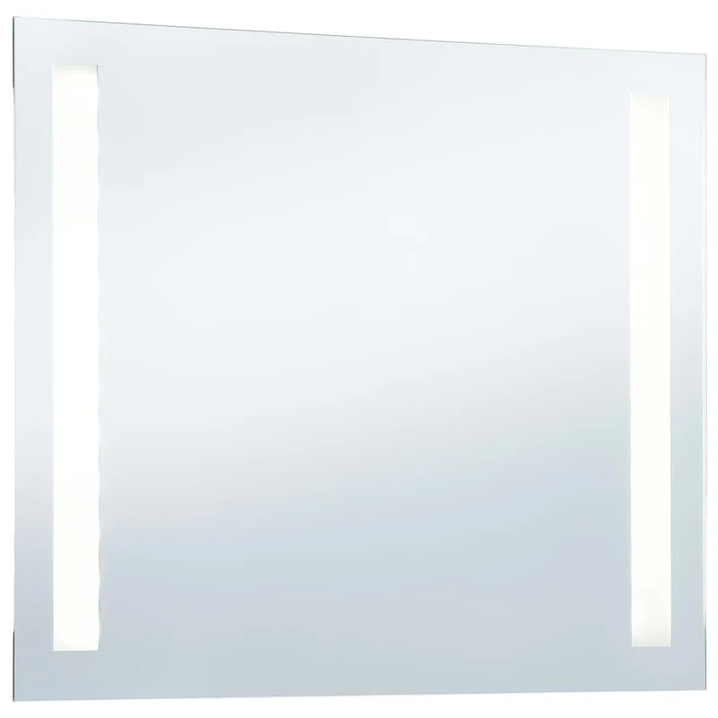 Miroir mural à LED pour salle de bains 80 x 60 cm DEC022587