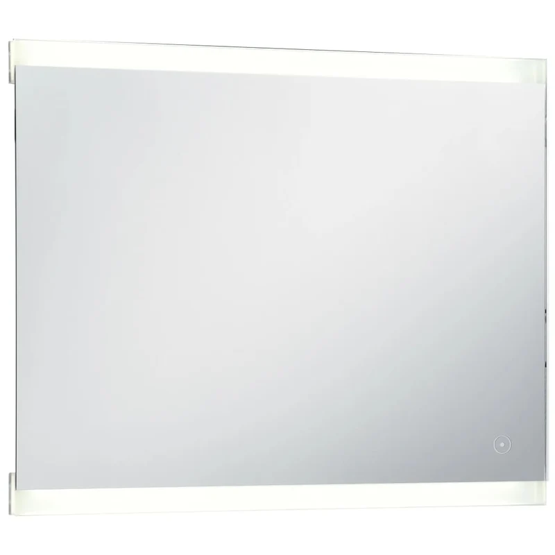 Miroir mural à LED de salle de bain et capteur tactile 80x60 cm DEC022614