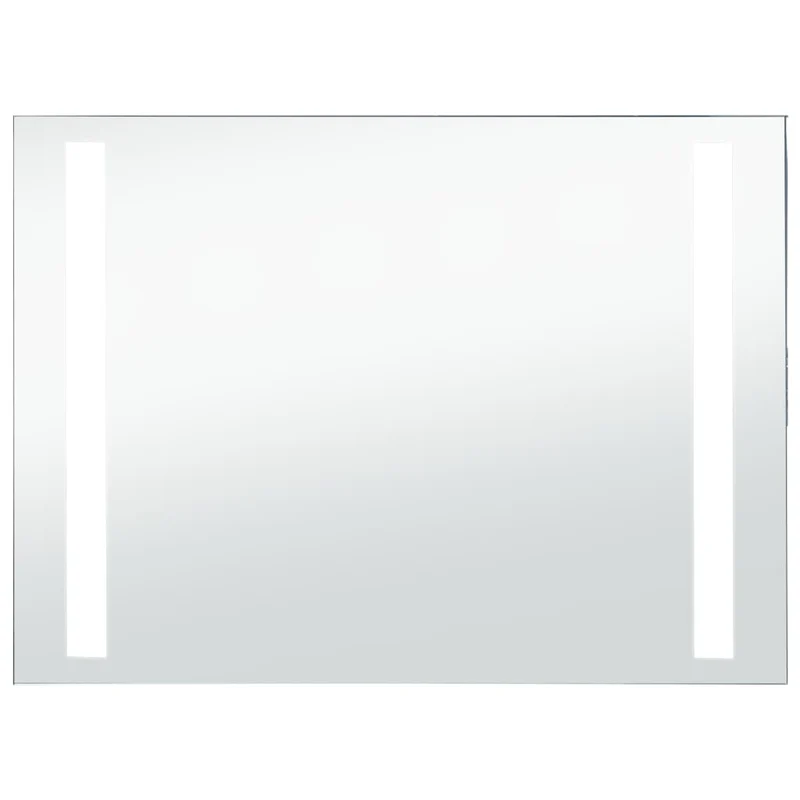Miroir mural à LED pour salle de bains 100 x 60 cm DEC022588