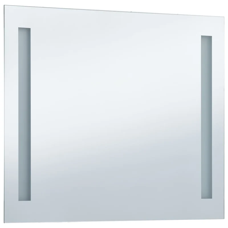 Miroir mural à LED pour salle de bains 100 x 60 cm DEC022588