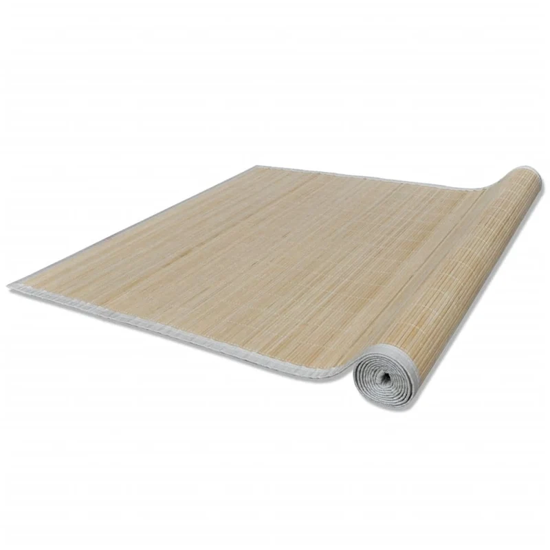 Lot de 2 tapis rectangulaires Bambou naturel 120x180 cm DEC023996