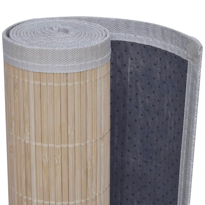 Lot de 2 tapis rectangulaires Bambou naturel 120x180 cm DEC023996