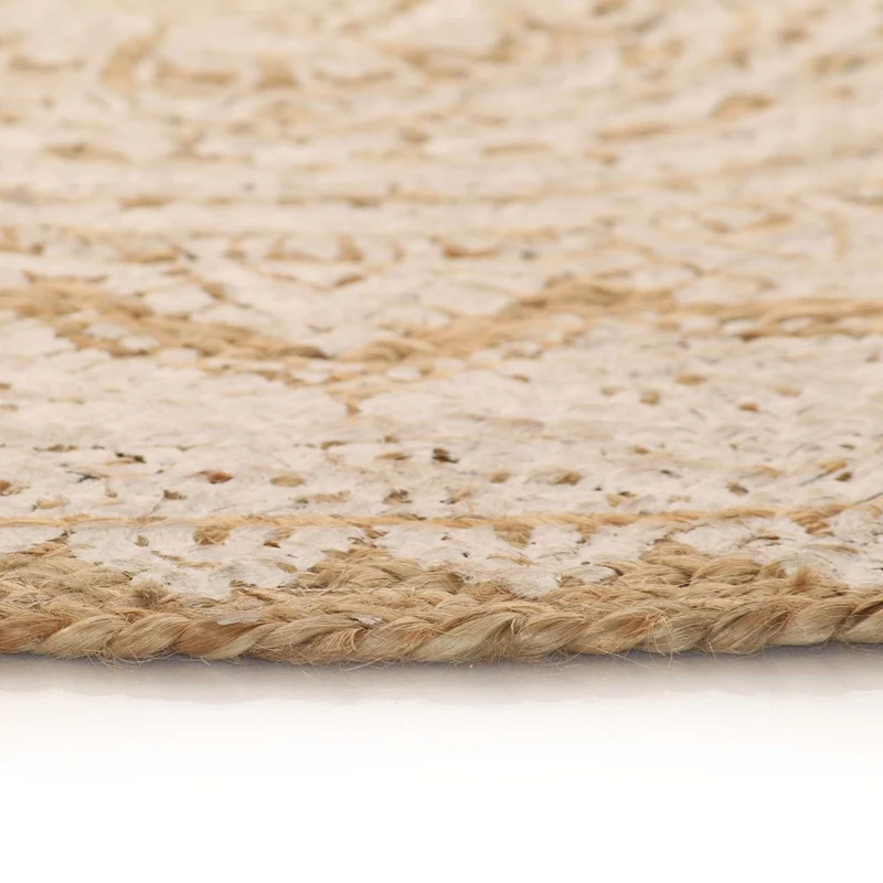 Tapis Jute tressé imprimé 150 cm rond DEC023928