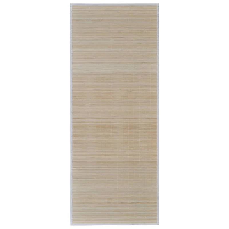 Tapis en bambou naturel à latte Rectangulaire 120 x 180 cm DEC023828