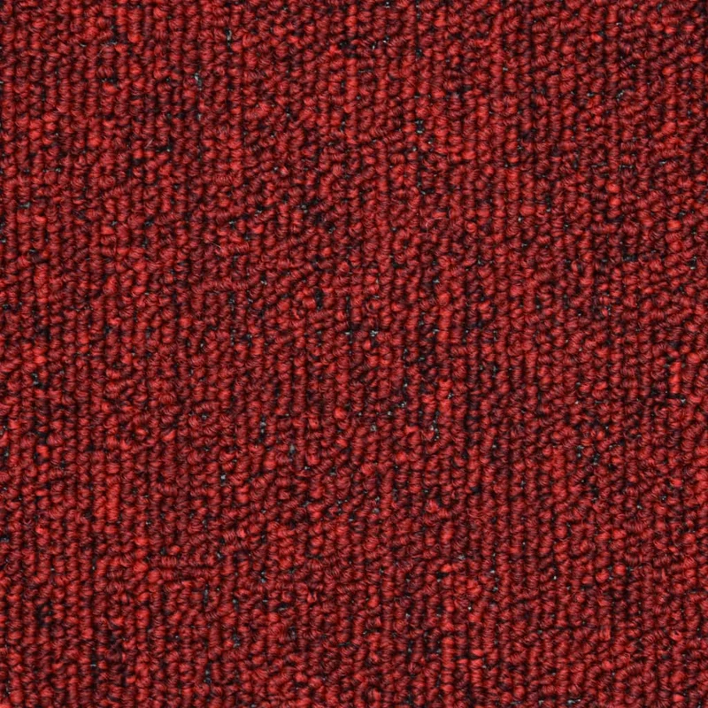 Tapis d'escalier 15 pièces Rouge bordeaux 56 x 17 x 3 cm DEC023549