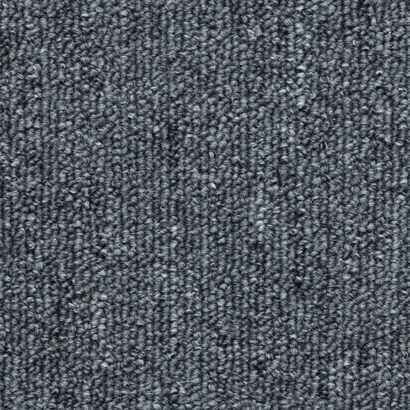 Tapis d'escalier 15 pièces Gris foncé 56x17x3 cm DEC023545