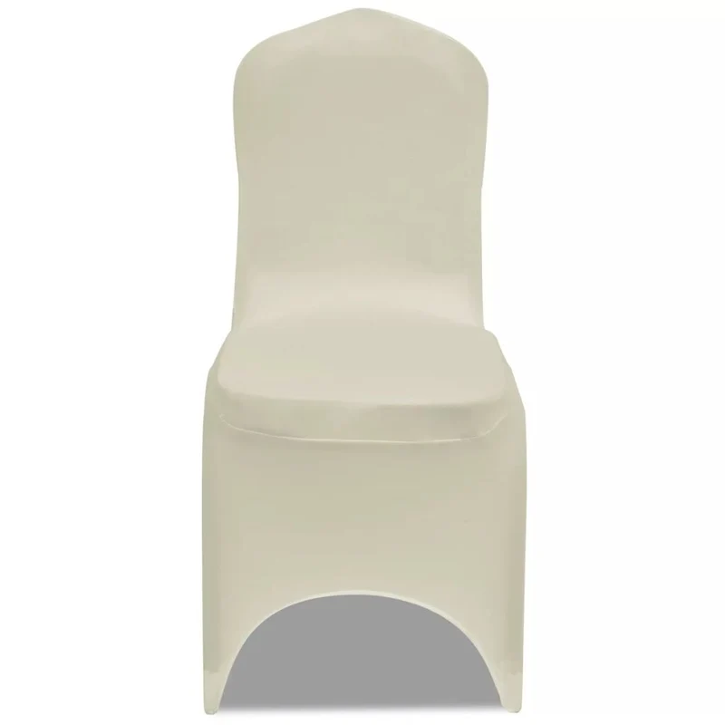 Housse de chaise extensible 100 pcs Couleur crème DEC022504
