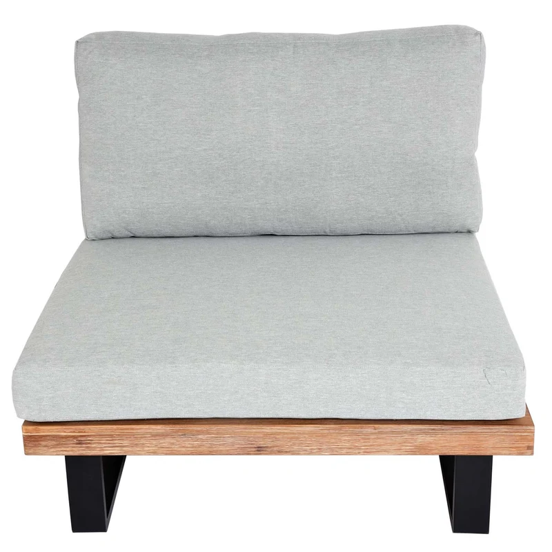 Salon de jardin avec fauteuil hwc-h54 salon de jardin avec canapé en polybois d'acacia filé mvg aluminium marron clair revêtement gris clair 04_0008296