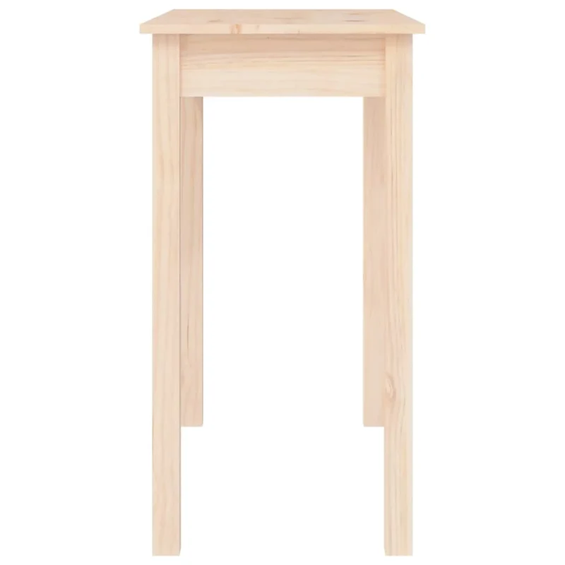 Table console meuble d'entrée 80 x 40 x 75 cm bois massif de pin DEC031576