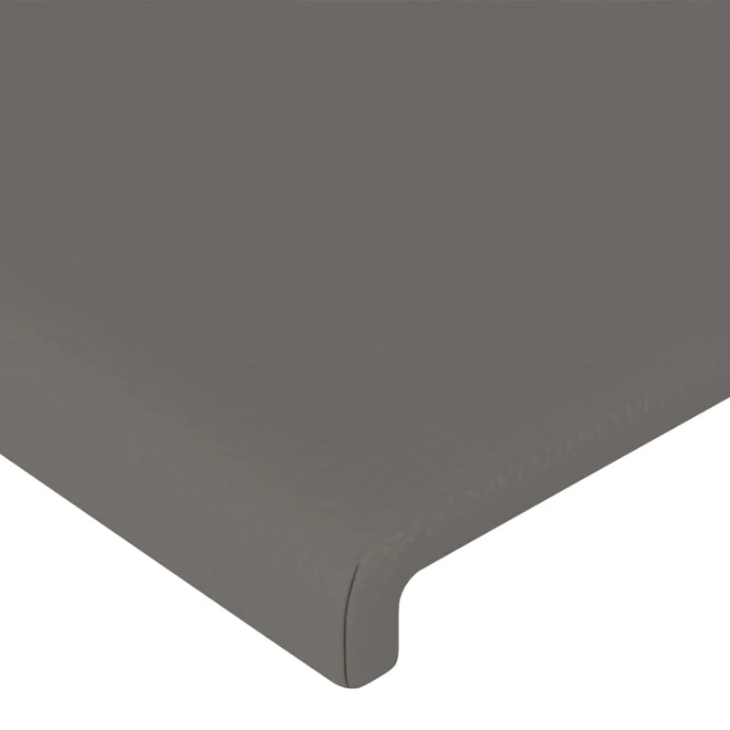 Tête de lit accessoire couchage chambre à coucher meuble 2 parties 90 x 5 x 78/88 cm synthétique gris TDL0206460