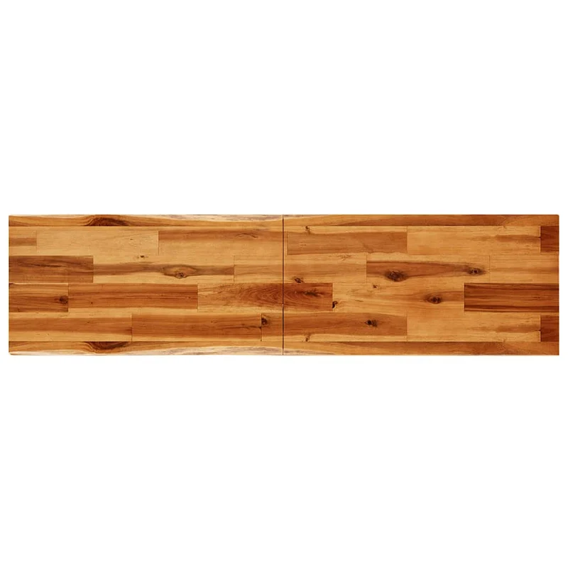 Table console table d'appoint 140 x 40 x 80 cm bois d'acacia et acier DEC032281