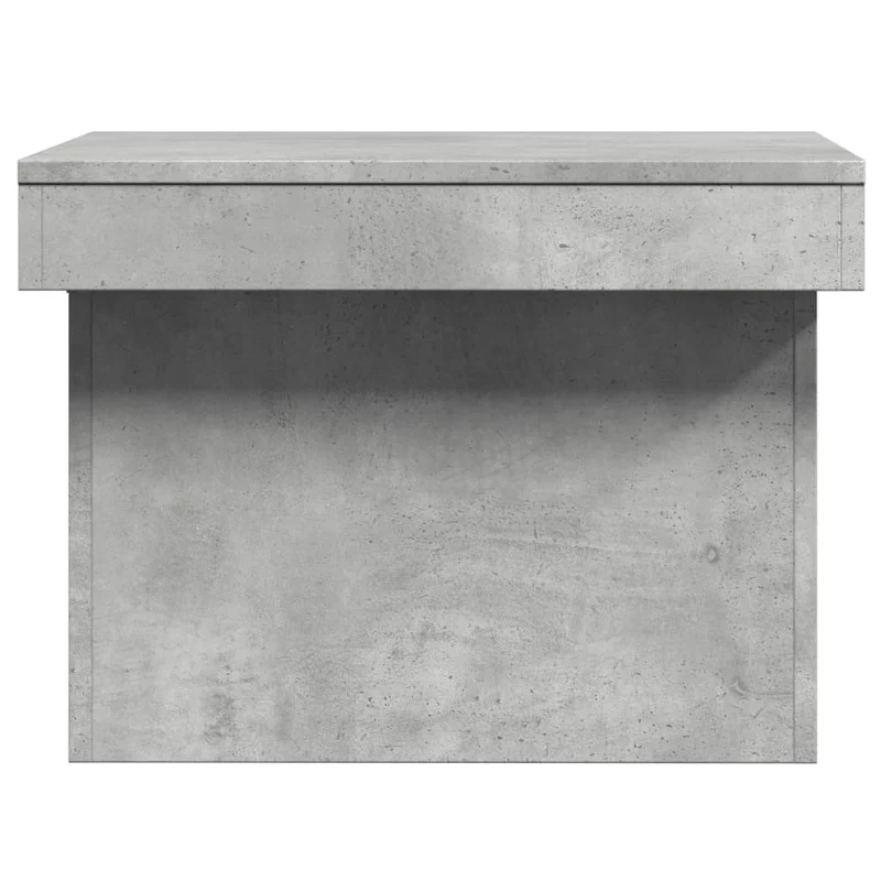 Table basse espace de rangement caché design moderne 100 x 55 x 40 cm bois d'ingénierie gris DEC039239