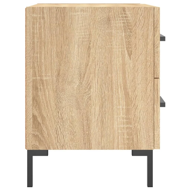Tables de chevet 2 pcs chêne sonoma 40 x 35 x 47,5 cm brun DEC035235