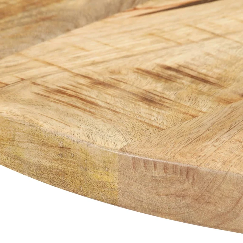 Table d'appoint auxiliaire bistro ø60 x 76 cm bois de manguier et fonte DEC036592