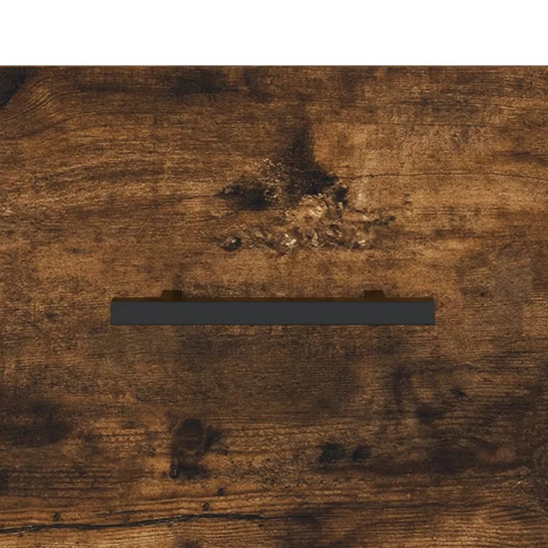 Table de chevet avec tiroirs 40 x 35 x 47,5 cm bois d’ingénierie marron et fer DEC033574