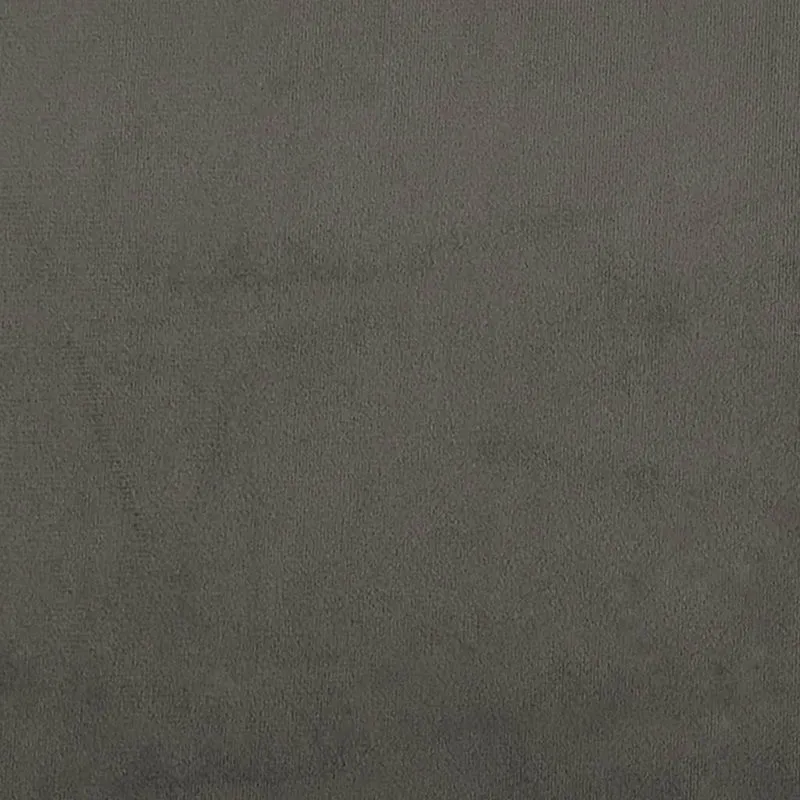 Tête de lit accessoire couchage chambre à coucher meuble 2 parties 100 x 5 x 78/88 cm tissu velours gris foncé TDL0206381