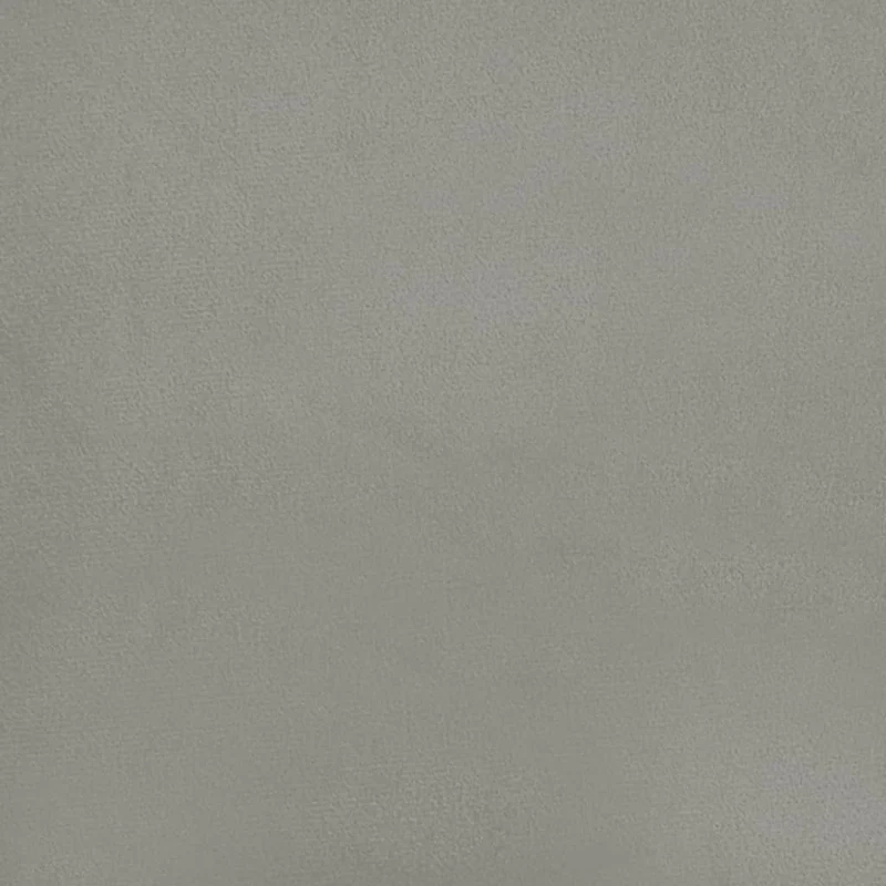 Tête de lit accessoire couchage chambre à coucher meuble avec rebord latéral 203 x 16 x 78/88 cm tissu velours gris clair TDL0205175