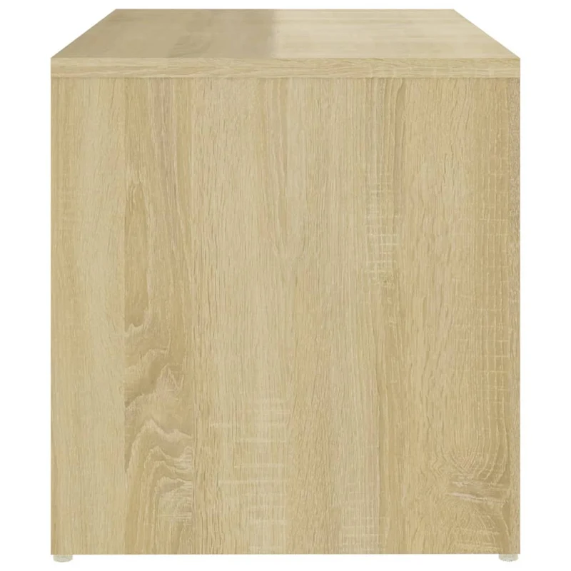 Table d'appoint bout de canapé 59 x 36 x 38 cm bois d'ingénierie couleur chêne DEC032425