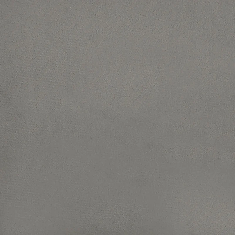 Sommier à lattes sur pieds cadre de lit 90x200 cm tissu velours gris clair TDL0207154