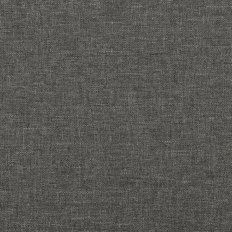 Sommier à lattes sur pieds cadre de lit 120x200 cm tissu gris foncé TDL0207146
