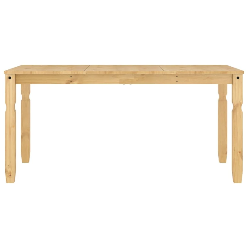 Table de salle à manger design rustique 160 x 80 x 75 cm bois massif de pin DEC036852
