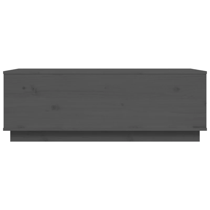 Table basse avec plateau relevable design moderne 100 x 50 x 35 cm bois massif de pin gris DEC039149