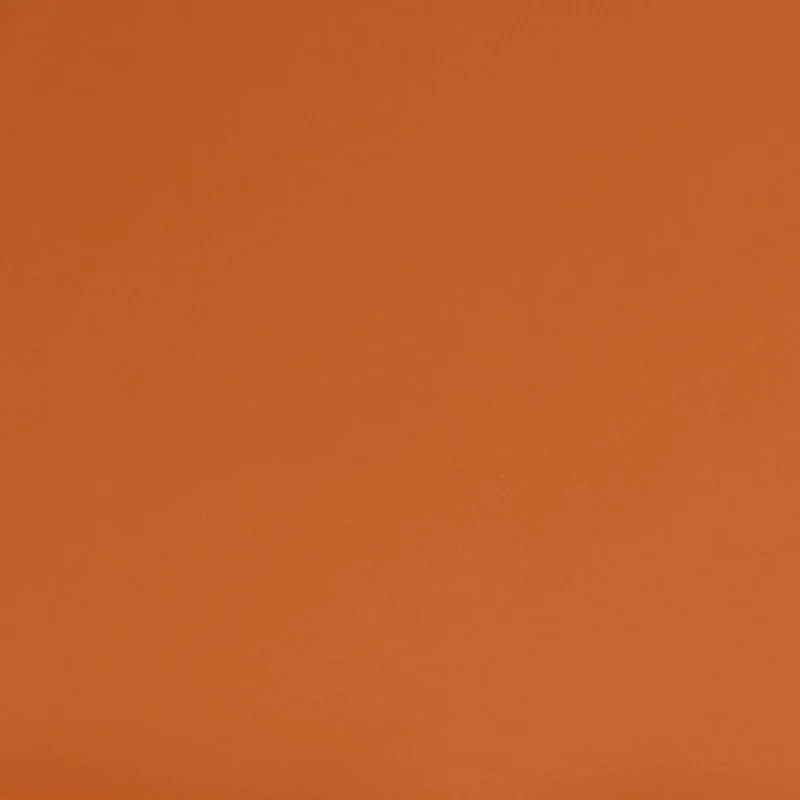 Fauteuil à bascule relax pour salon en tissu crème et PVC orange DEC028888