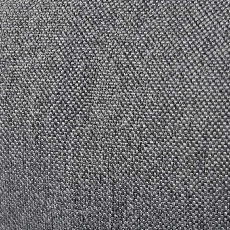 Chaise longue pliable de sol en tissu gris DEC028701